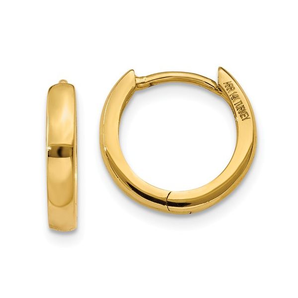 14K Yekllow Huggy Earrings Simones Jewelry, LLC Shrewsbury, NJ