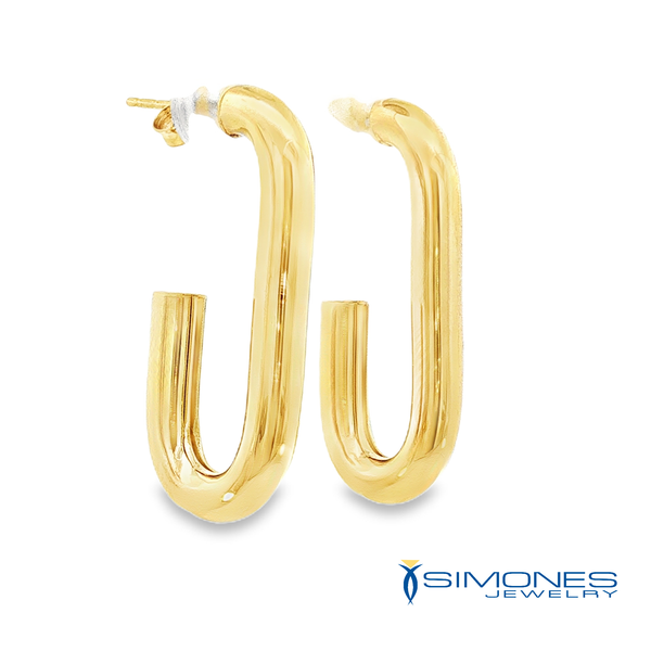 14K Yellow Earrings Image 3 Simones Jewelry, LLC Shrewsbury, NJ