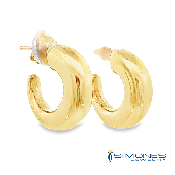 14K Yellow Earrings Image 2 Simones Jewelry, LLC Shrewsbury, NJ