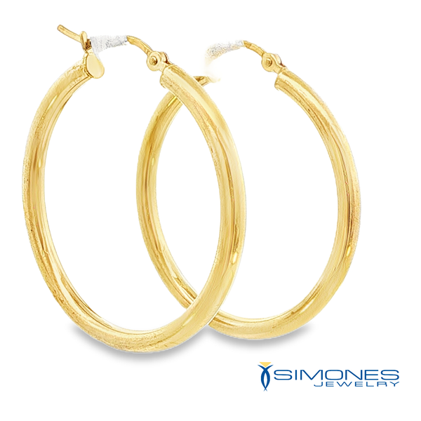 14K Yellow Earrings Image 2 Simones Jewelry, LLC Shrewsbury, NJ