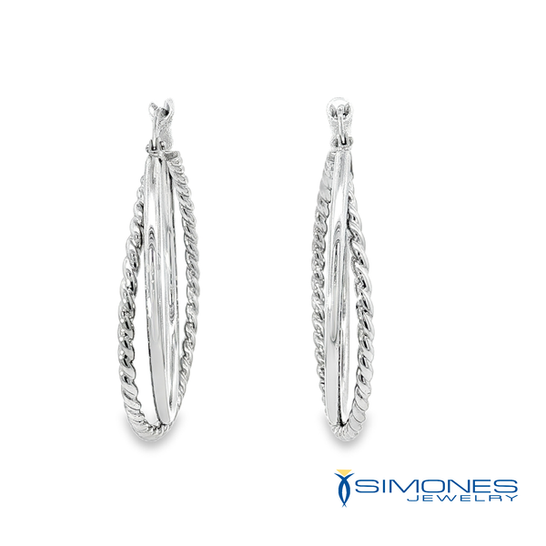 14K White Earrings Simones Jewelry, LLC Shrewsbury, NJ