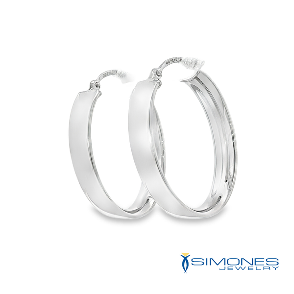 14K White Earrings Image 3 Simones Jewelry, LLC Shrewsbury, NJ