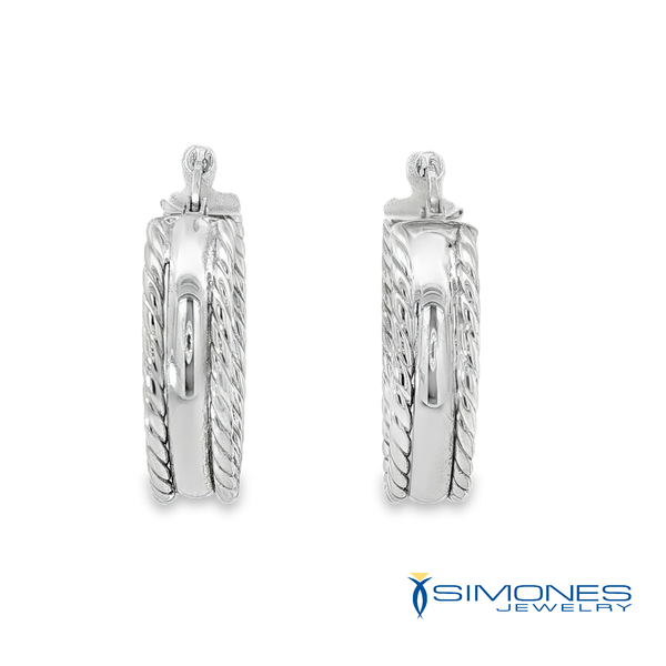 14K White Earrings Simones Jewelry, LLC Shrewsbury, NJ