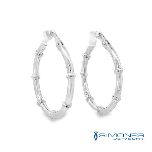 14K White Earrings Image 3 Simones Jewelry, LLC Shrewsbury, NJ