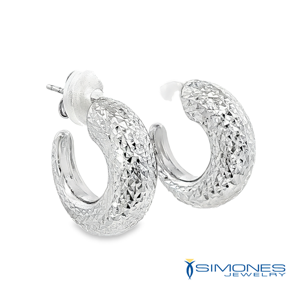 14K White Earrings Simones Jewelry, LLC Shrewsbury, NJ