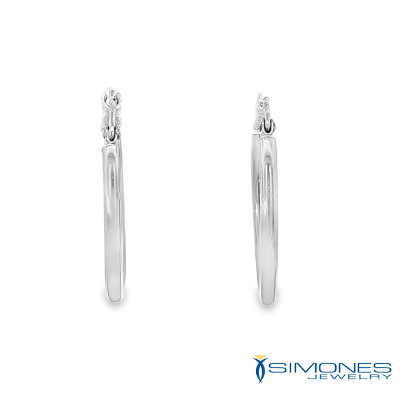 14K White Earrings Image 2 Simones Jewelry, LLC Shrewsbury, NJ