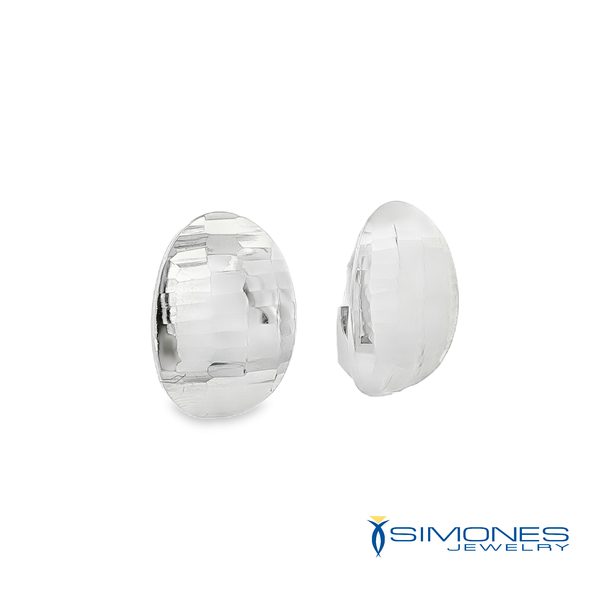 14K White Earrings Image 2 Simones Jewelry, LLC Shrewsbury, NJ