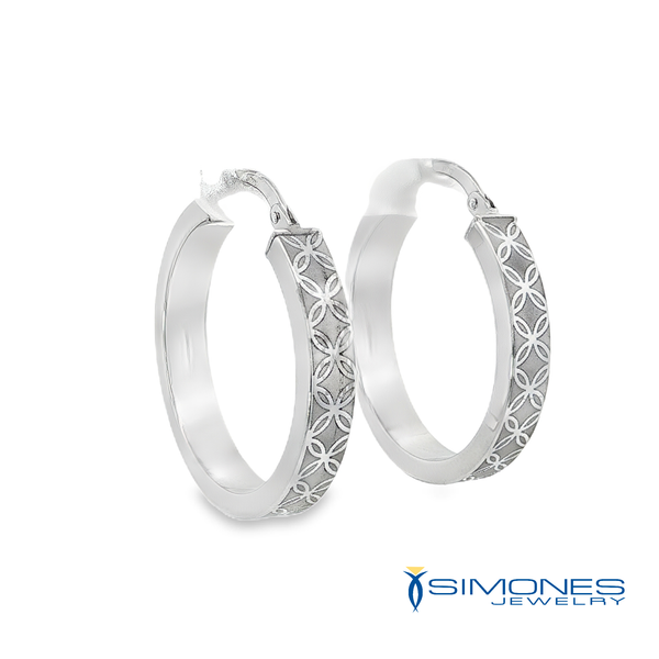 14K White Earrings Simones Jewelry, LLC Shrewsbury, NJ