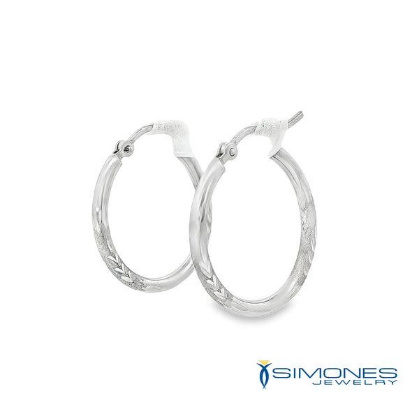 14K White Earrings Simones Jewelry, LLC Shrewsbury, NJ