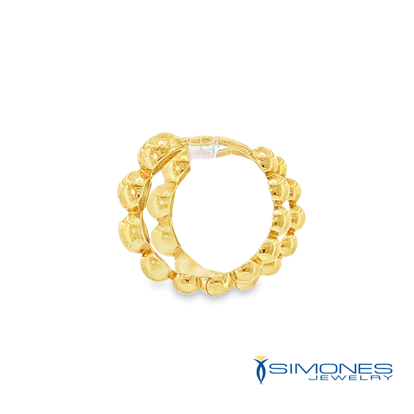 14K Yellow Gold Earrings Image 2 Simones Jewelry, LLC Shrewsbury, NJ