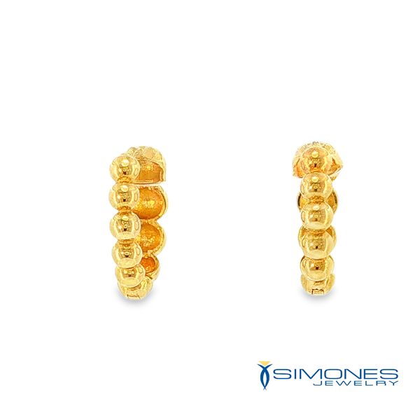 14K Yellow Gold Earrings Image 4 Simones Jewelry, LLC Shrewsbury, NJ