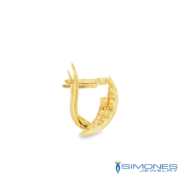 14K Yellow Gold Earrings Image 4 Simones Jewelry, LLC Shrewsbury, NJ