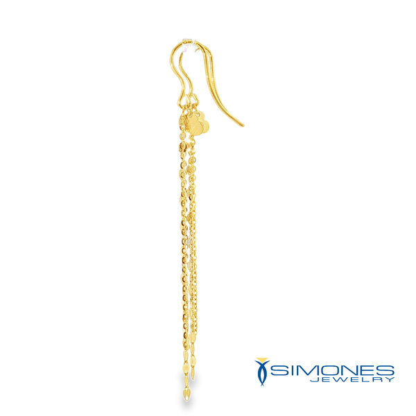 14K Yellow Gold Earrings Image 2 Simones Jewelry, LLC Shrewsbury, NJ