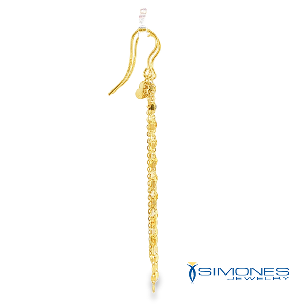 14K Yellow Gold Earrings Image 4 Simones Jewelry, LLC Shrewsbury, NJ