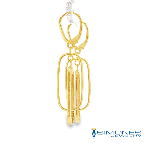 14K Yellow Gold Earrings Image 2 Simones Jewelry, LLC Shrewsbury, NJ