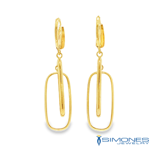 14K Yellow Gold Earrings Image 3 Simones Jewelry, LLC Shrewsbury, NJ