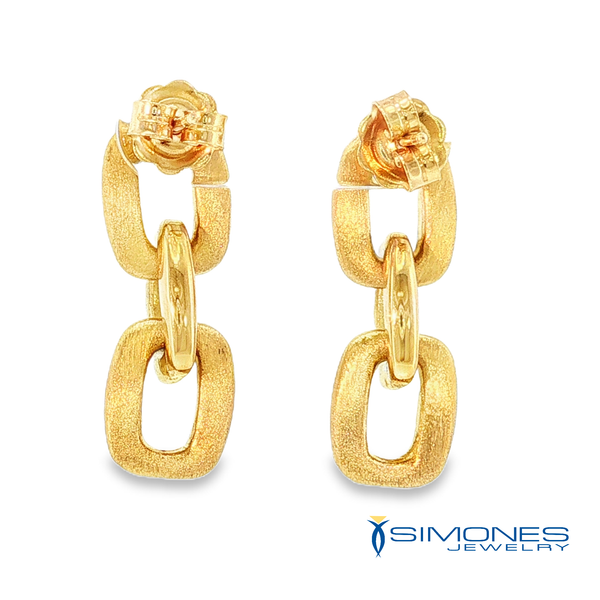 14K Yellow Gold Earrings Image 3 Simones Jewelry, LLC Shrewsbury, NJ