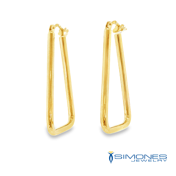 14K Yellow Gold Hoop Earrings Simones Jewelry, LLC Shrewsbury, NJ