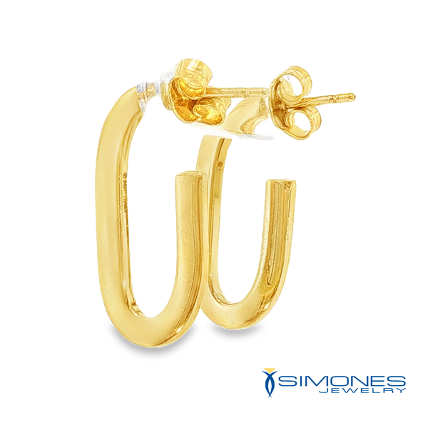 14K Yellow Gold Earrings Image 2 Simones Jewelry, LLC Shrewsbury, NJ