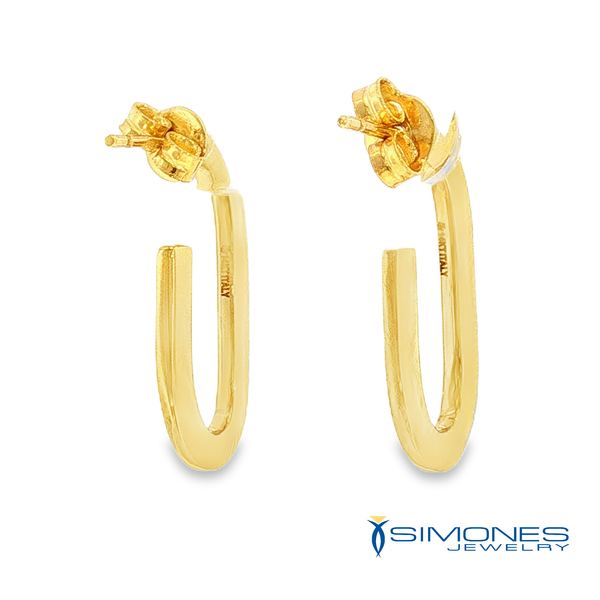 14K Yellow Gold Earrings Image 3 Simones Jewelry, LLC Shrewsbury, NJ