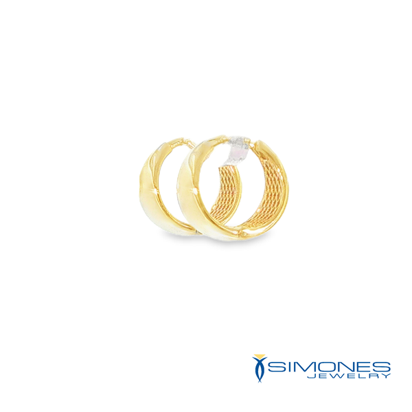 14K Yellow Earrings Image 2 Simones Jewelry, LLC Shrewsbury, NJ