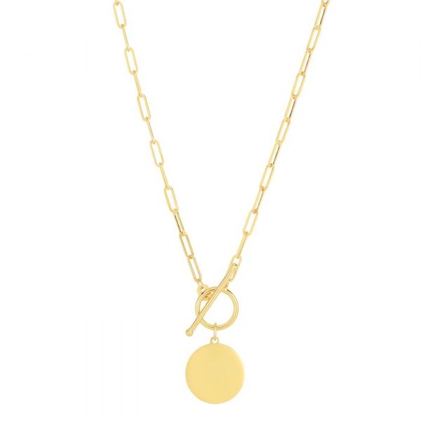 Paperclip Toggle Necklace Simones Jewelry, LLC Shrewsbury, NJ