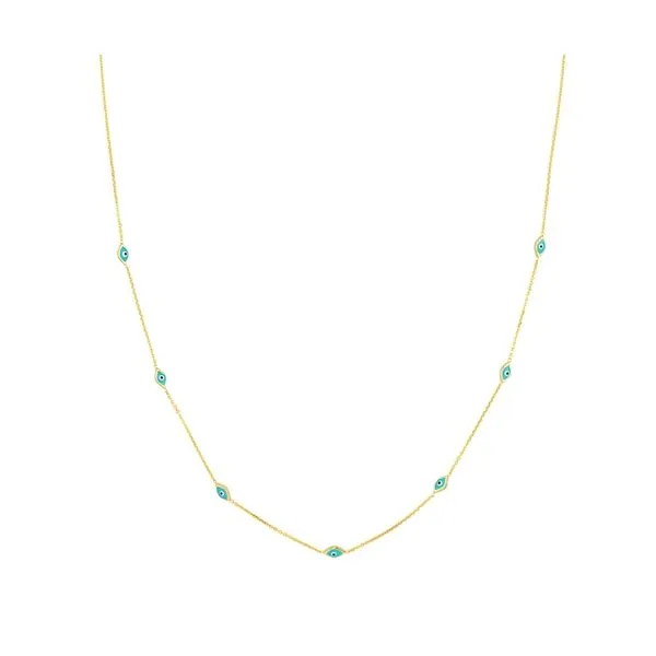 Evil Eye Necklace Simones Jewelry, LLC Shrewsbury, NJ