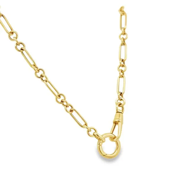 Fancy Link Double Lock Chain Image 2 Simones Jewelry, LLC Shrewsbury, NJ