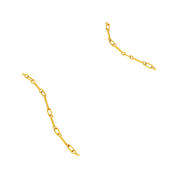 14K Yellow Fancy Link Chain Image 3 Simones Jewelry, LLC Shrewsbury, NJ
