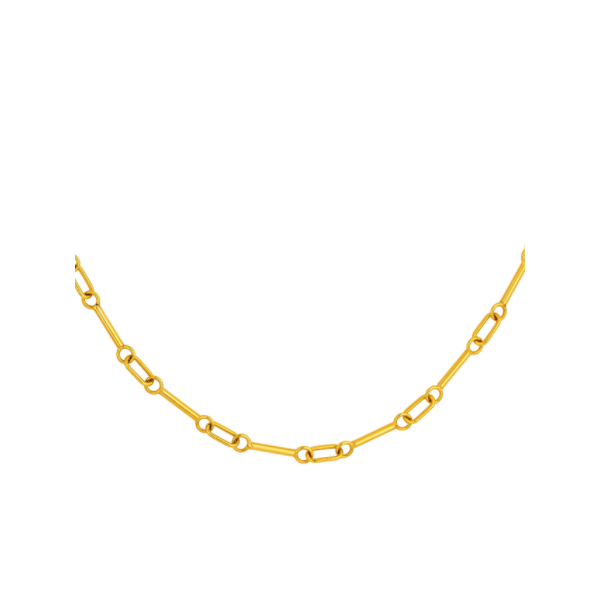 14K Yellow Fancy Link Chain Simones Jewelry, LLC Shrewsbury, NJ
