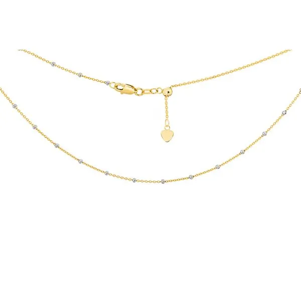 Gold Bead Choker Chain Simones Jewelry, LLC Shrewsbury, NJ