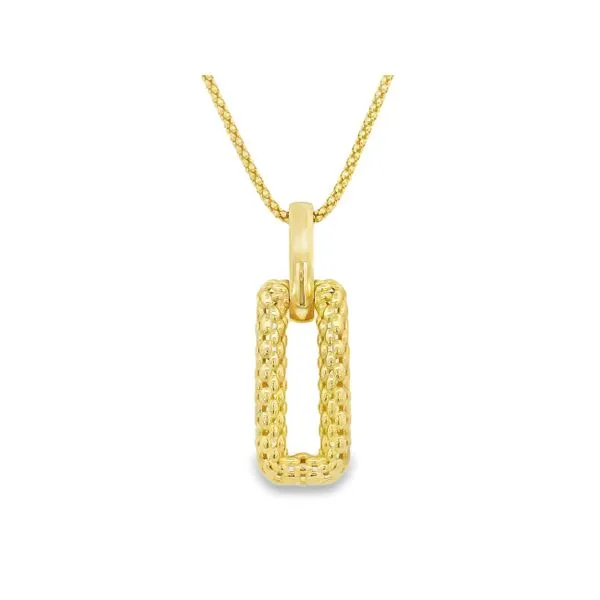 14K Yellow Popcorn Buckle Necklace Simones Jewelry, LLC Shrewsbury, NJ