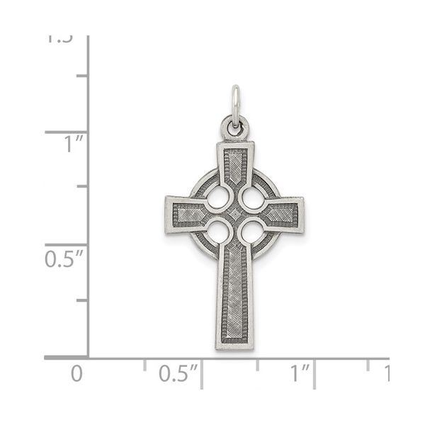 Sterling Silver Celtic Cross Image 3 Simones Jewelry, LLC Shrewsbury, NJ