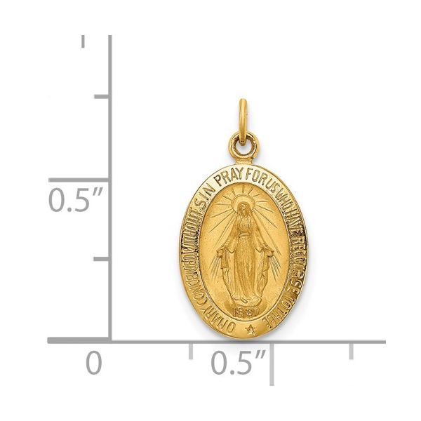 Miraculous Medal Image 3 Simones Jewelry, LLC Shrewsbury, NJ