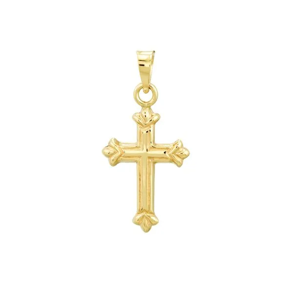 Fleur De Lis Cross Pendant Simones Jewelry, LLC Shrewsbury, NJ