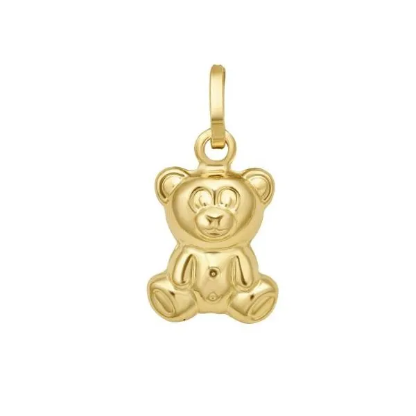 Gold Teddy Bear Charm Simones Jewelry, LLC Shrewsbury, NJ