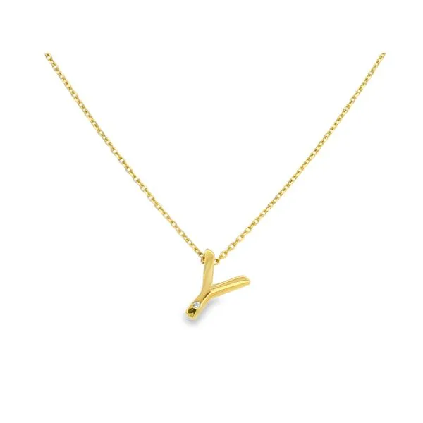 Gold Initial Y Simones Jewelry, LLC Shrewsbury, NJ