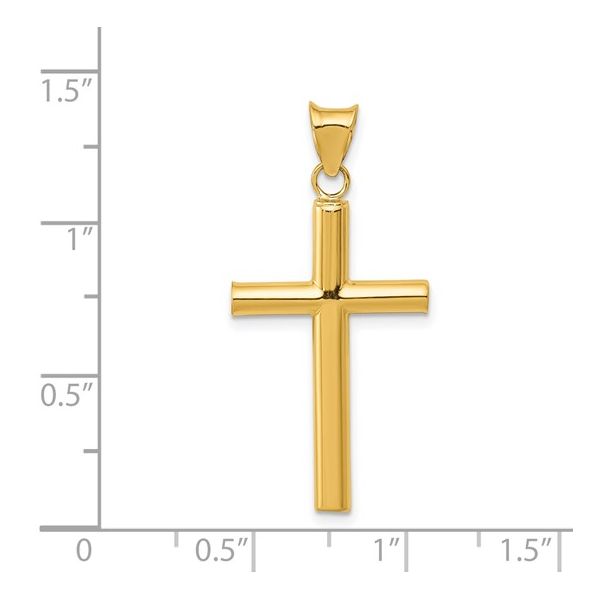 14K Yellow Cross Image 2 Simones Jewelry, LLC Shrewsbury, NJ