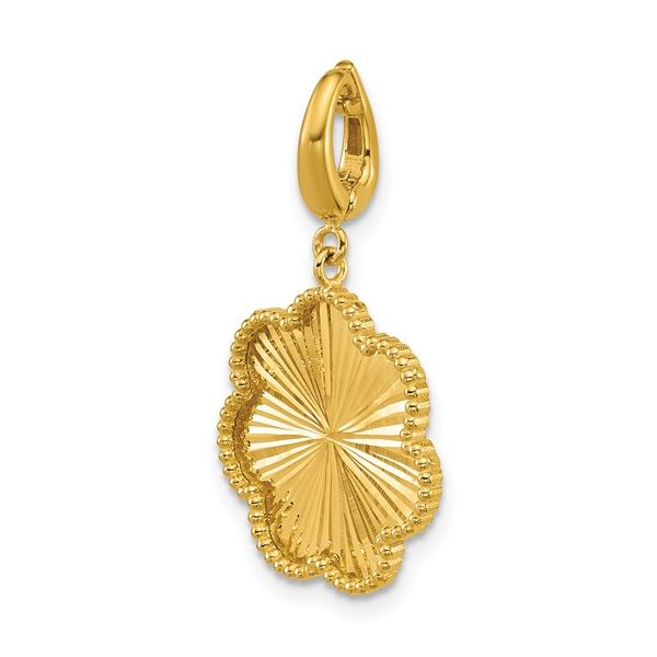 Beaded Diamond Cut Flower Image 2 Simones Jewelry, LLC Shrewsbury, NJ