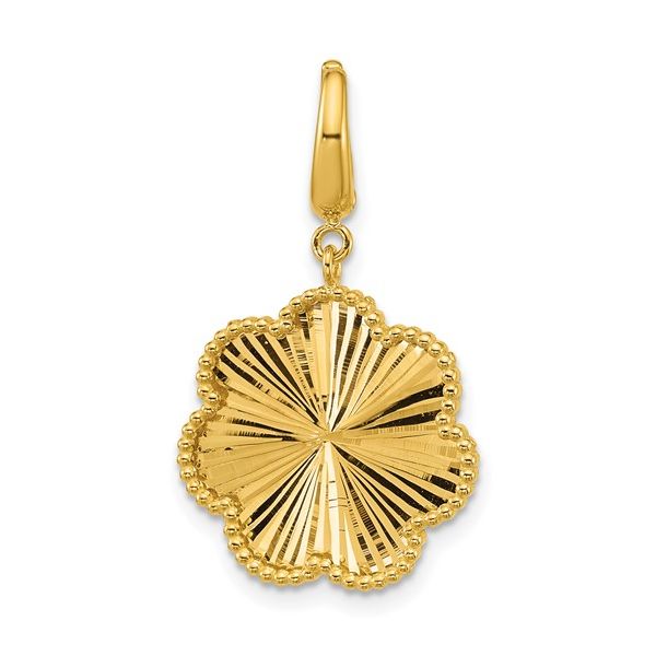 Beaded Diamond Cut Flower Simones Jewelry, LLC Shrewsbury, NJ
