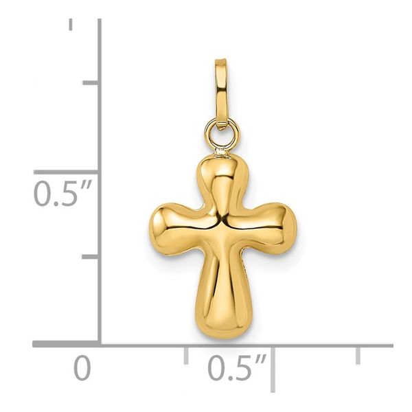 14K Yellow Cross Image 3 Simones Jewelry, LLC Shrewsbury, NJ