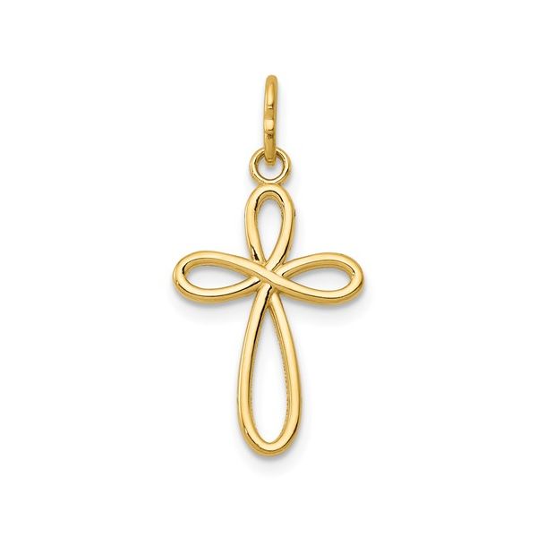 14K Yellow Cross Simones Jewelry, LLC Shrewsbury, NJ