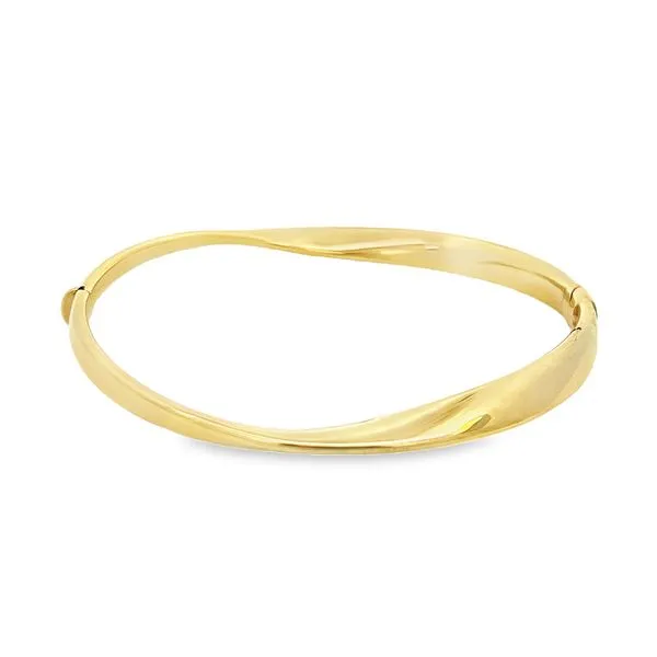 Yellow Gold Twist Bangle Simones Jewelry, LLC Shrewsbury, NJ