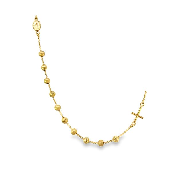 Yellow Gold Rosary Bracelet Simones Jewelry, LLC Shrewsbury, NJ