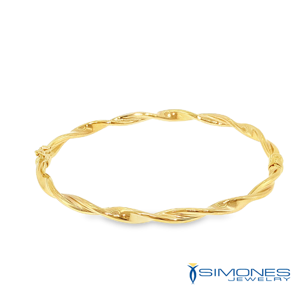 14K yellow Bangle Simones Jewelry, LLC Shrewsbury, NJ