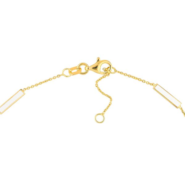 Gold Bar Anklet Image 3 Simones Jewelry, LLC Shrewsbury, NJ