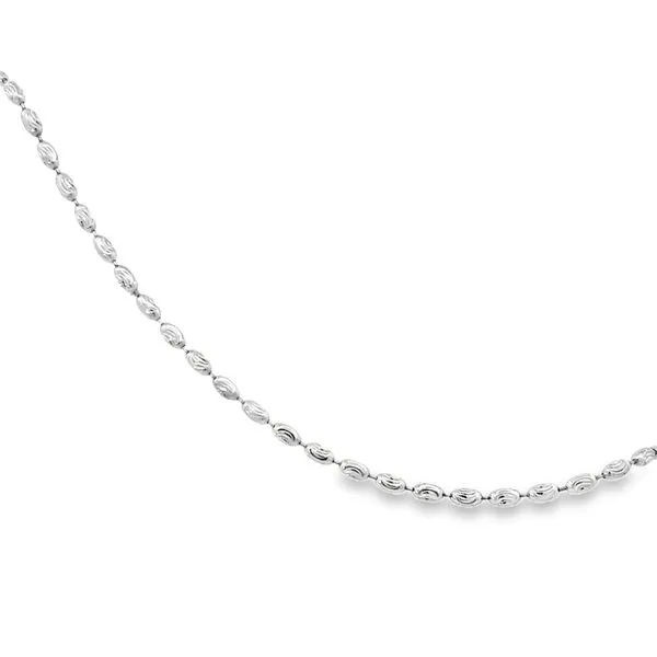 White Gold Anklet Simones Jewelry, LLC Shrewsbury, NJ