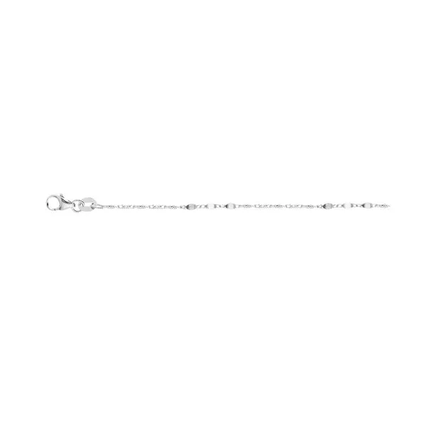 White Gold Anklet Simones Jewelry, LLC Shrewsbury, NJ