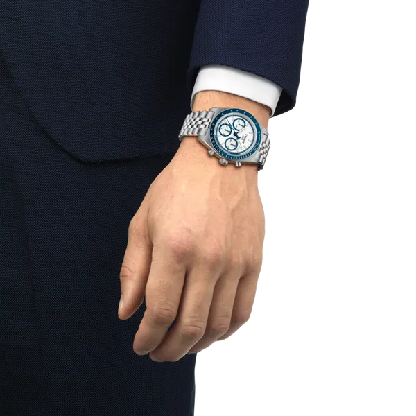 Tissot PR516 Automatic Valjioux Chronograph Watch Image 4 Simones Jewelry, LLC Shrewsbury, NJ