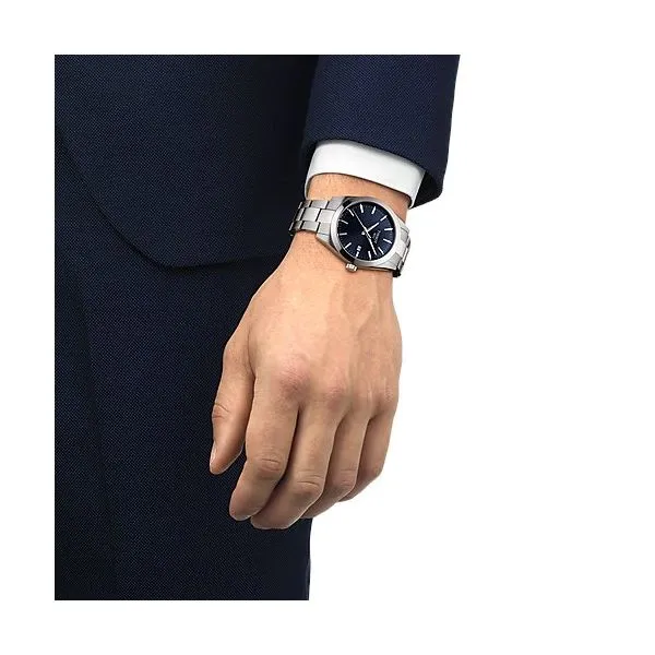Tissot Gentleman Quartz Stainless Blue Dial (328') Image 2 Simones Jewelry, LLC Shrewsbury, NJ